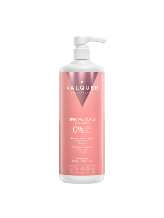 Valquer Laboratorios Valquer Champú Método Curly - Controla Encrespamiento - Hidratación Natural