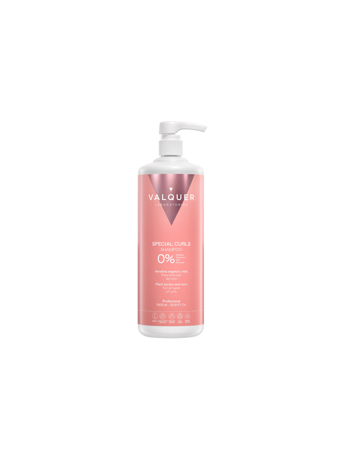 Valquer Laboratorios Valquer Champú Método Curly - Controla Encrespamiento - Hidratación Natural