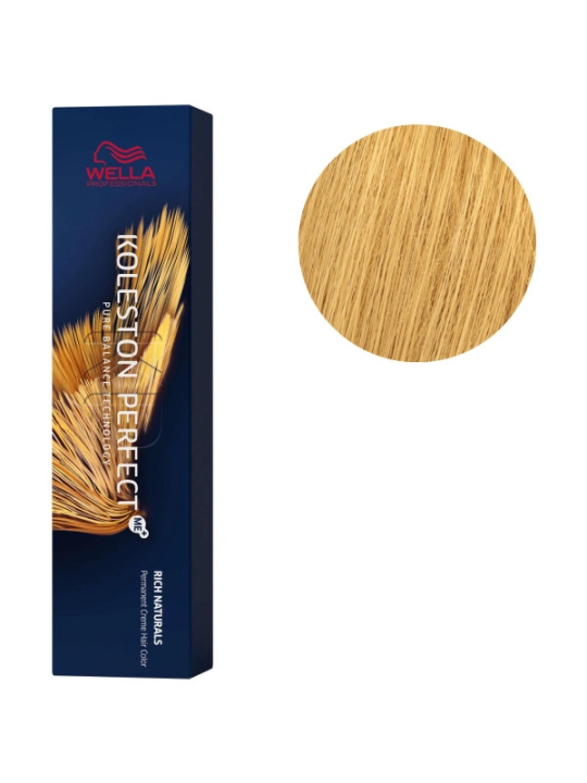 Tinte wella 10/3 koleston Perfect ME rubio super claro dorado