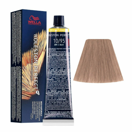 Tinte wella 10/95 koleston Perfect ME rubio super claro ceniza caoba