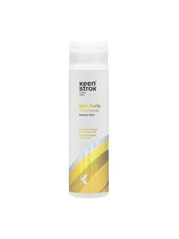 Champú Keen Strok Bain Curly para cabello rizado y ondulado 250 ml con proteina vegetal y aguacate