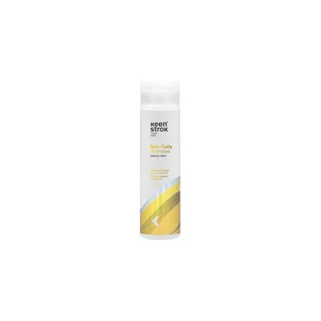 Champú Keen Strok Bain Curly para cabello rizado y ondulado 250 ml con proteina vegetal y aguacate