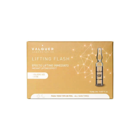 ampollas lifting flash valquer 5 ampollas de 2 ml con ácido hiáluronico veganas