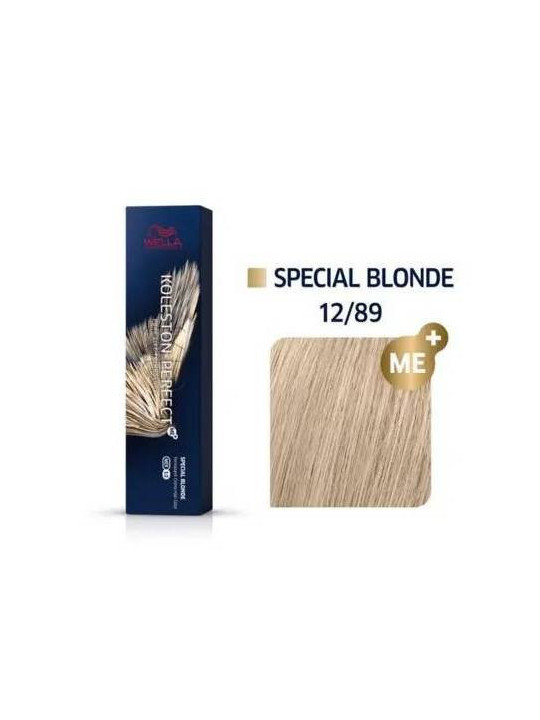 Tinte wella 12/89 koleston Perfect ME superaclarante rubio perla cendré