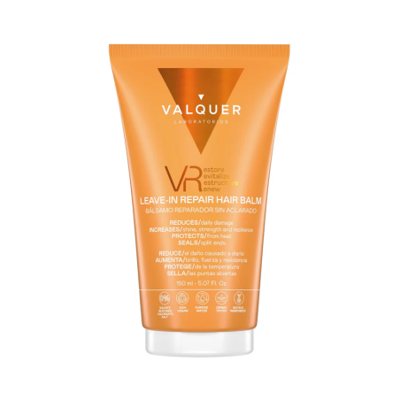 Balsamo capilar reparador sin aclarado Valquer leave-in repair hair balm 150 ml