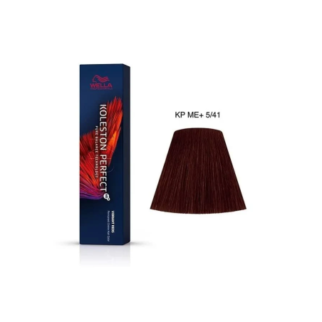 Tinte wella 5 /41 koleston Perfect ME castaño claro cobrizo ceniza
