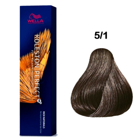 Tinte wella 5/1 koleston Perfect ME castaño claro ceniza