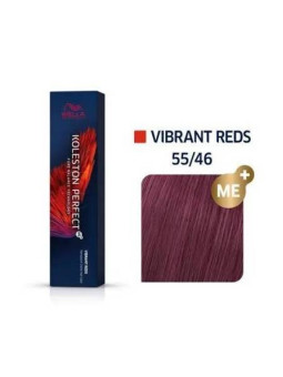 Tinte wella 55/46 koleston Perfect ME castaño claro intenso cobrizo violeta