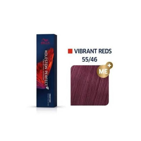 Tinte wella 55/46 koleston Perfect ME castaño claro intenso cobrizo violeta