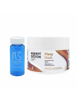 mascarilla keen strok plex 300ml + ampolla keen strok keratin filler