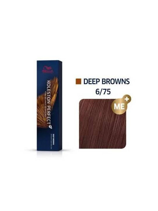 Tinte wella 6 / 75 koleston Perfect ME rubio oscuro marrón caoba
