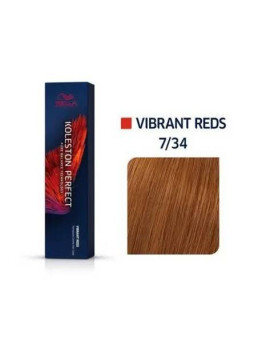 Tinte wella 7/34 koleston Perfect ME rubio medio dorado cobrizo