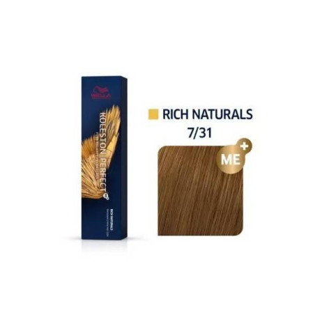 Tinte wella 7/31 koleston Perfect ME rubio medio dorado ceniza