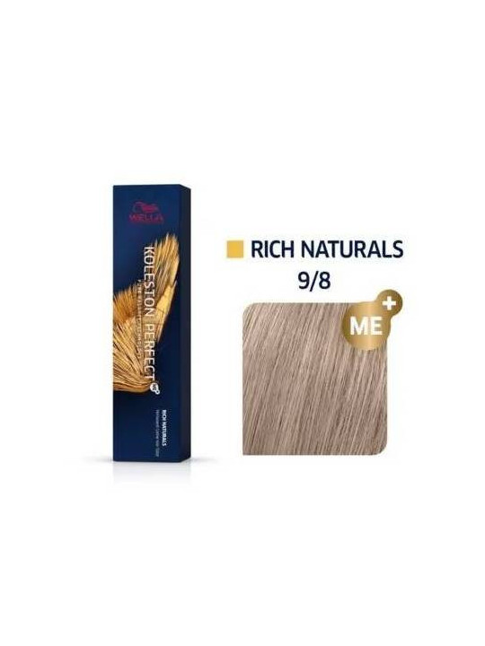 Tinte wella 9 / 8 koleston Perfect ME rubio muy claro perla