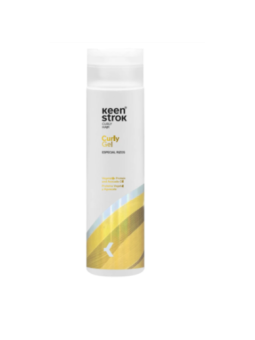 Gel activador de rizos Curly Gel Keen Strok 250ml gel activador específico para cabellos rizados y ondulados