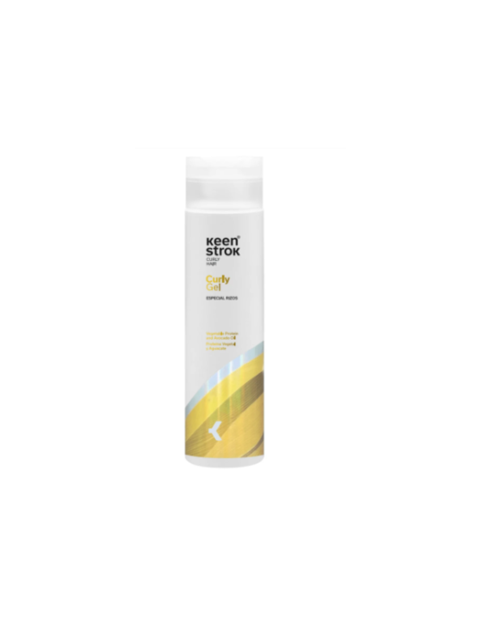 Gel activador de rizos Curly Gel Keen Strok 250ml gel activador específico para cabellos rizados y ondulados