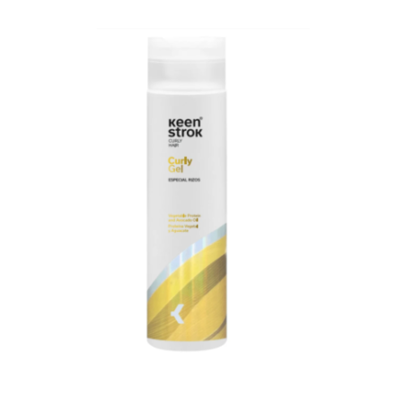 Gel activador de rizos Curly Gel Keen Strok 250ml gel activador específico para cabellos rizados y ondulados