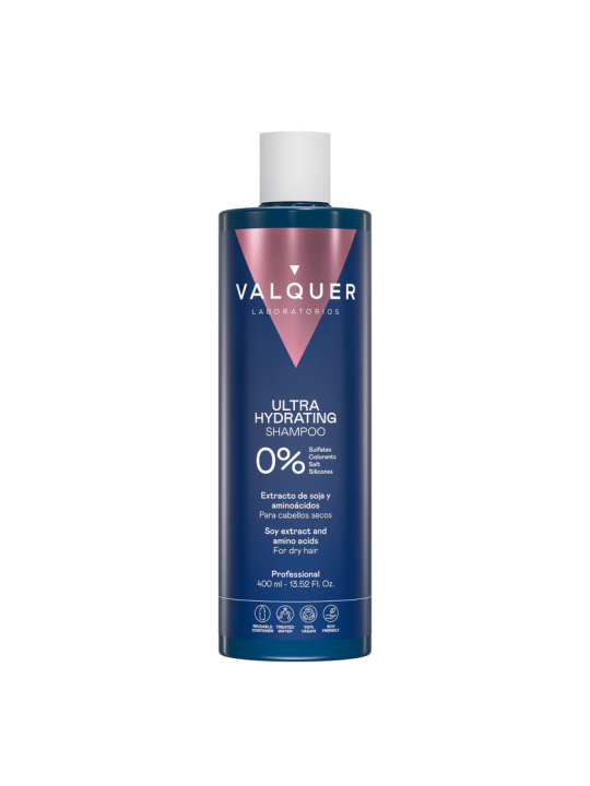 Champú ultrahidratante para Cabello Seco - 0% Sin Sulfatos valquer 400ml