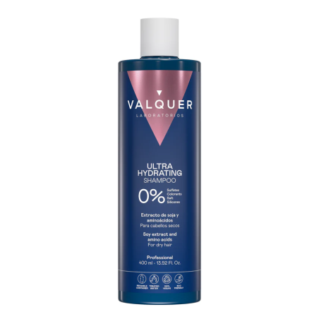 Champú ultrahidratante para Cabello Seco - 0% Sin Sulfatos valquer 400ml
