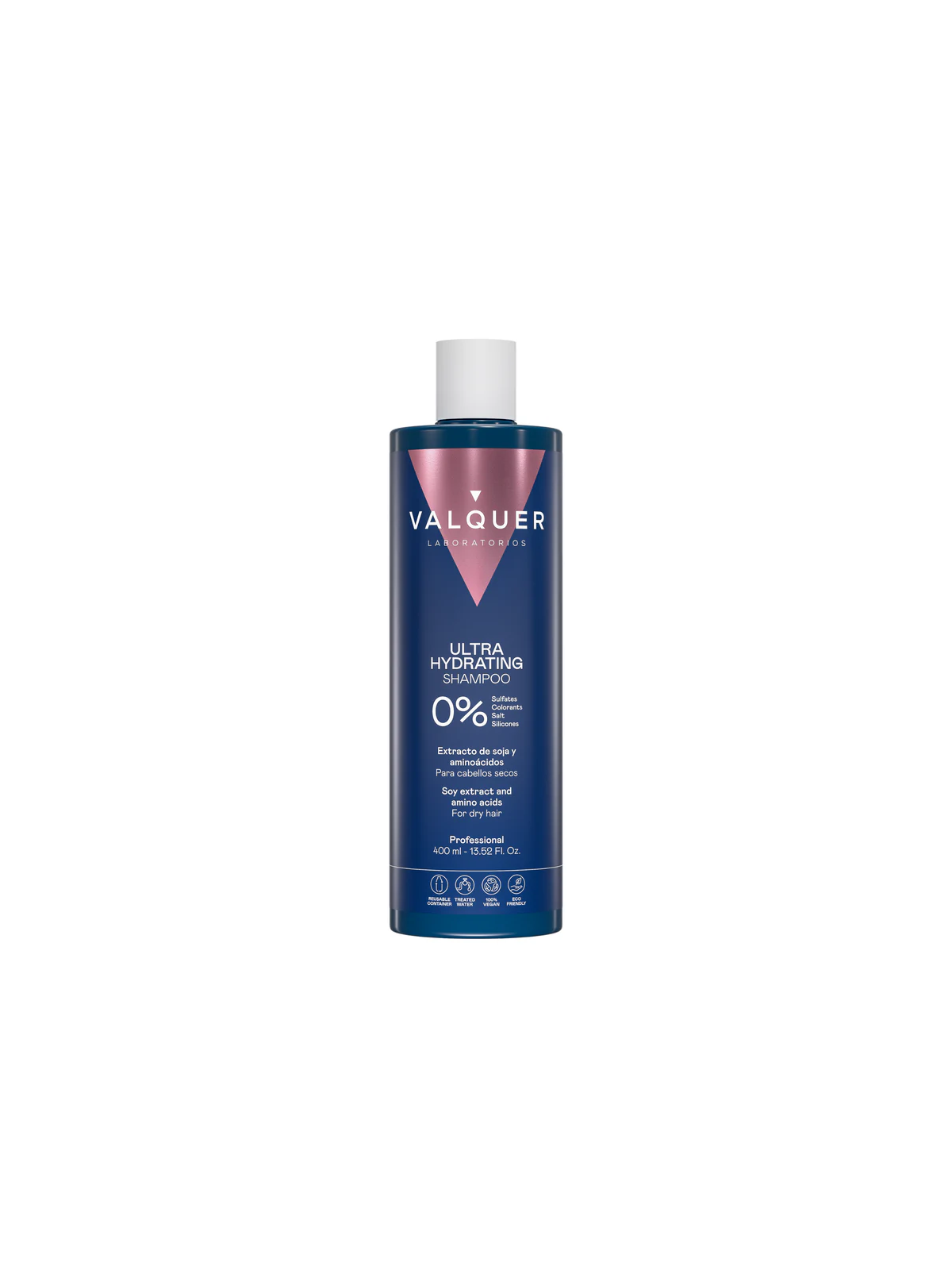 Champú ultrahidratante para Cabello Seco - 0% Sin Sulfatos valquer 400ml