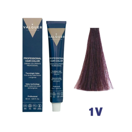 tinte valquer 1V negro violeta 60 ml