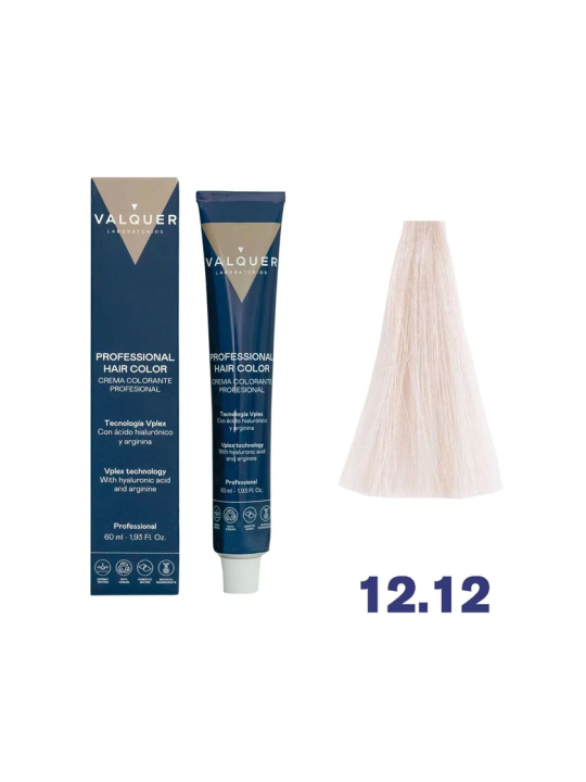 tinte valquer 12/12 superaclarante ceniza violeta  60 ml