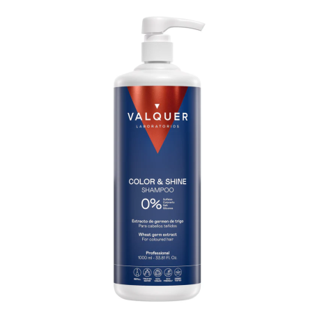 Champú Valquer Laboratorios Potenciador de Color y Brillo Sin Sulfatos 1000ml