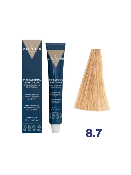 tinte valquer 8.7 Rubio Claro Beige