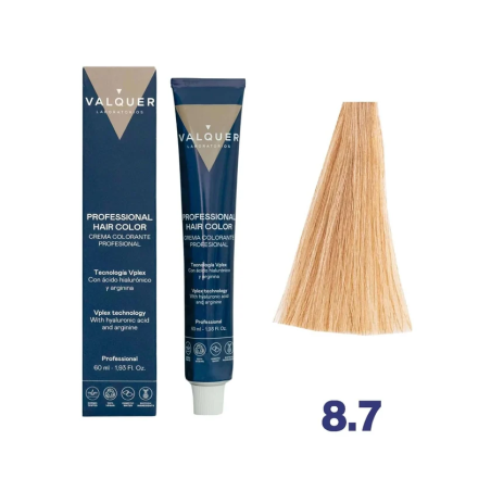 tinte valquer 8.7 Rubio Claro Beige
