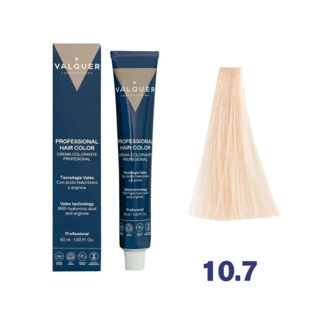 tinte valquer  10.7 Rubio Platino Beige