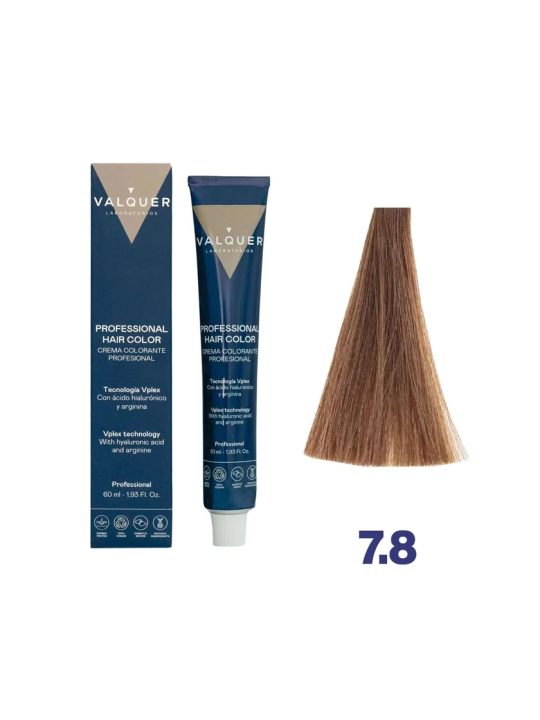 Tinte  valquer 7.8 Rubio Medio Marrón Frío