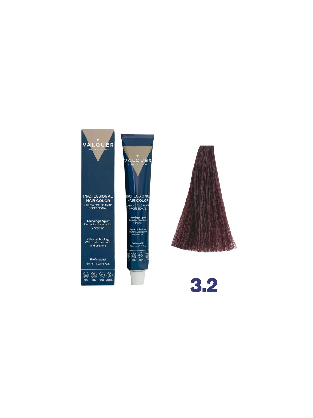 Tinte valquer  3.2 Castaño Oscuro Violeta