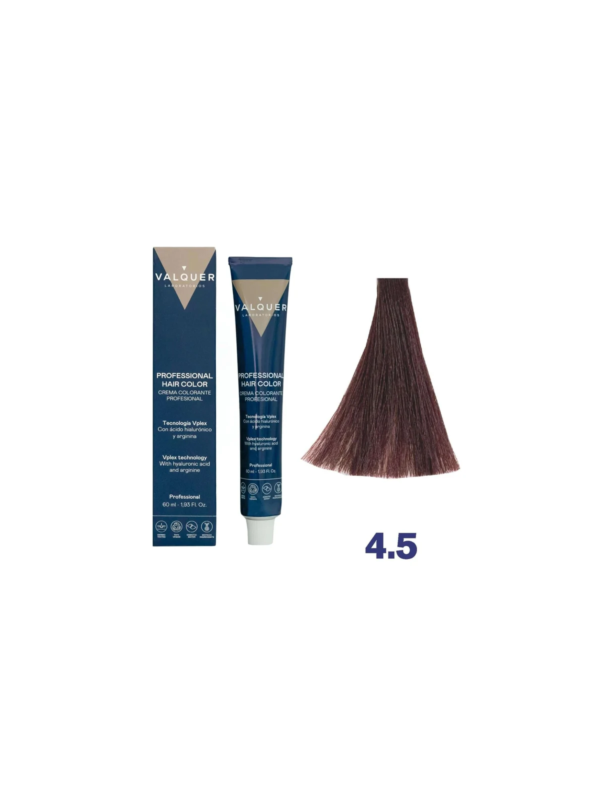 Tinte valquer 4.5 Castaño Medio Caoba