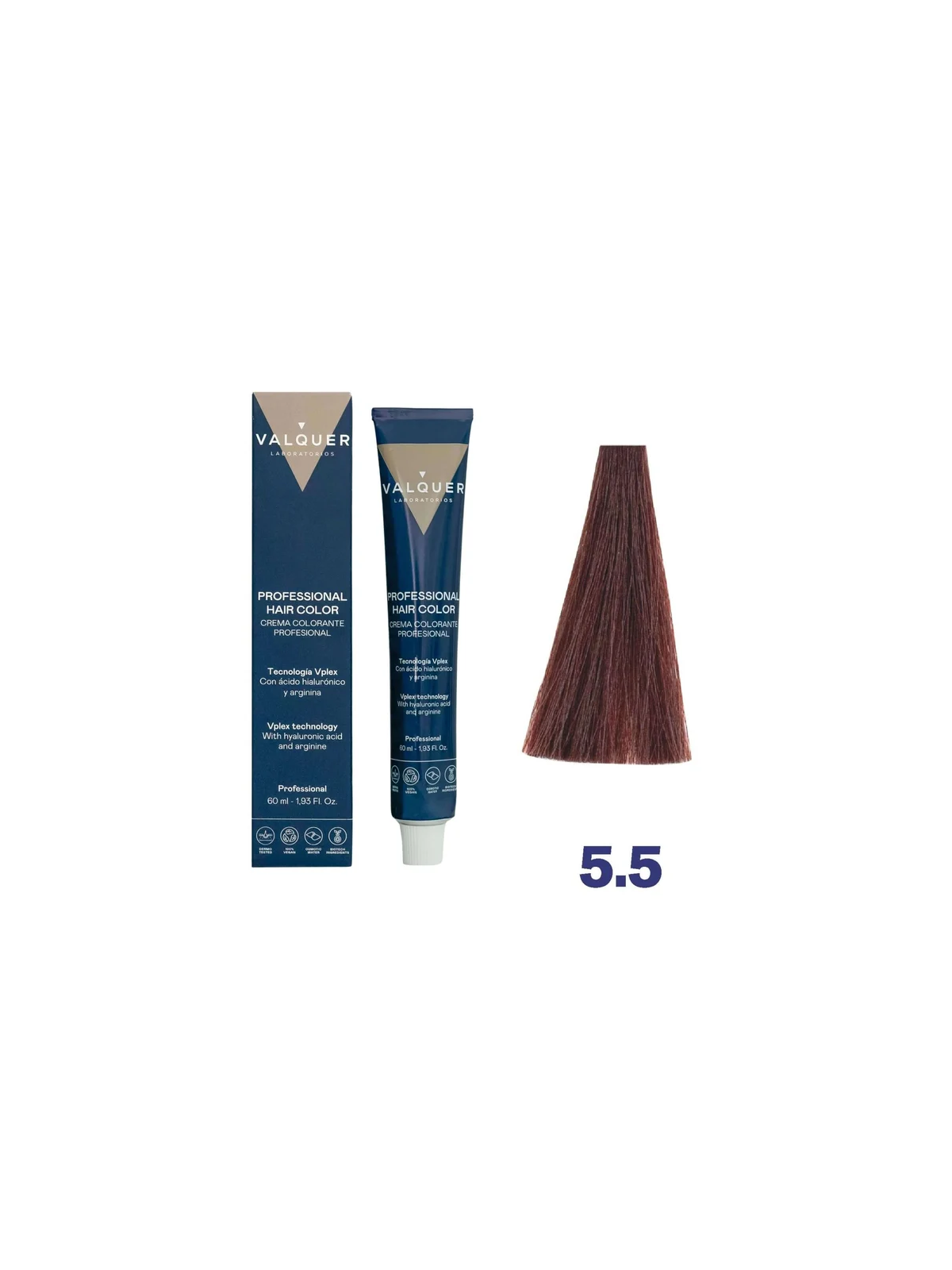 Tinte  valquer 5.5 Castaño Claro Caoba