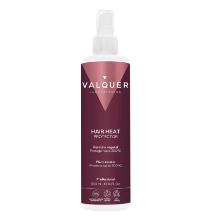 Valquer Laboratorios Valquer Protector Térmico Capilar 300ml - Keratina Natural - Sin Sulfatos Ni Parabenos - Tratamiento Pelo
