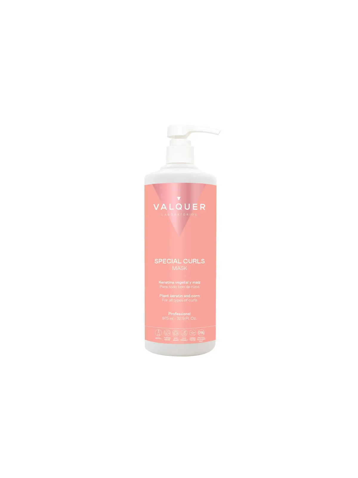 Valquer Laboratorios Mascarilla Método Curly 975ml Valquer - Hidratación Máxima para Pelo Rizado