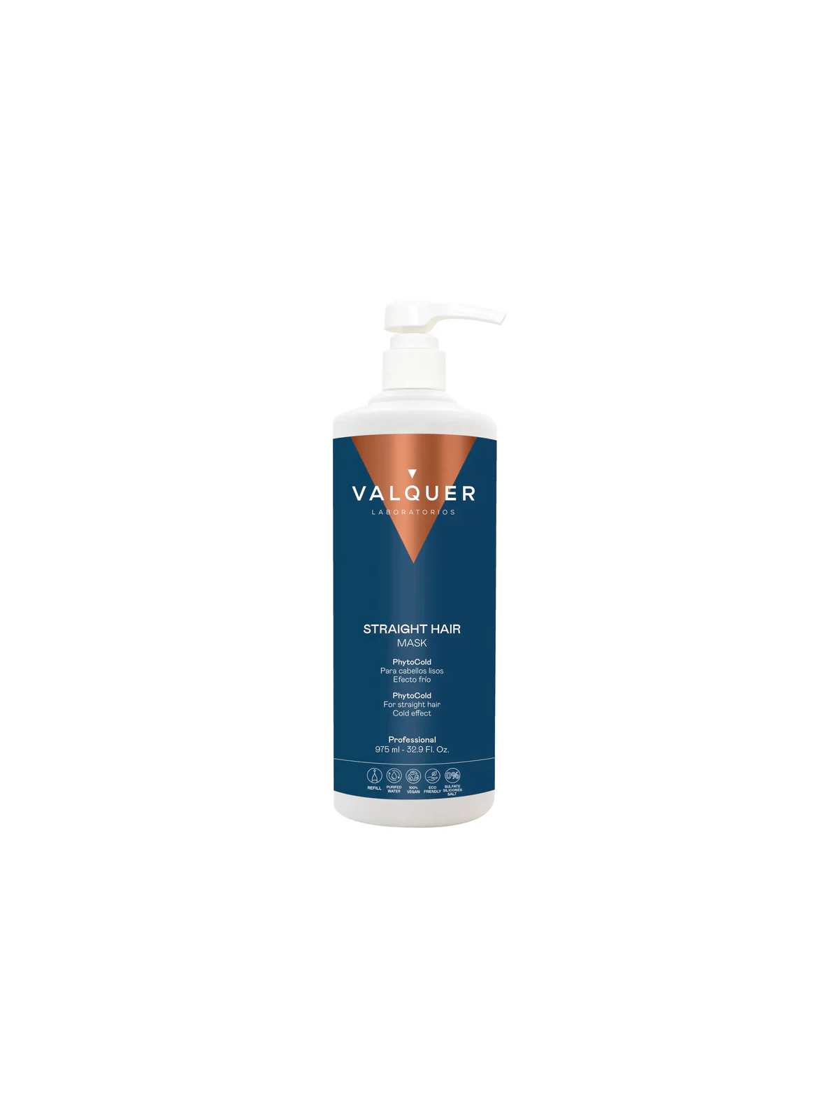 Valquer Laboratorios Mascarilla Capilar Glacial para Cabellos Lisos Valquer 975ml