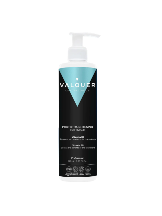 Valquer Laboratorios Tratamiento Capilar Mascara Post Alisado Valquer 275 ml Evita Encrespamiento y Repara Cabello Dañado