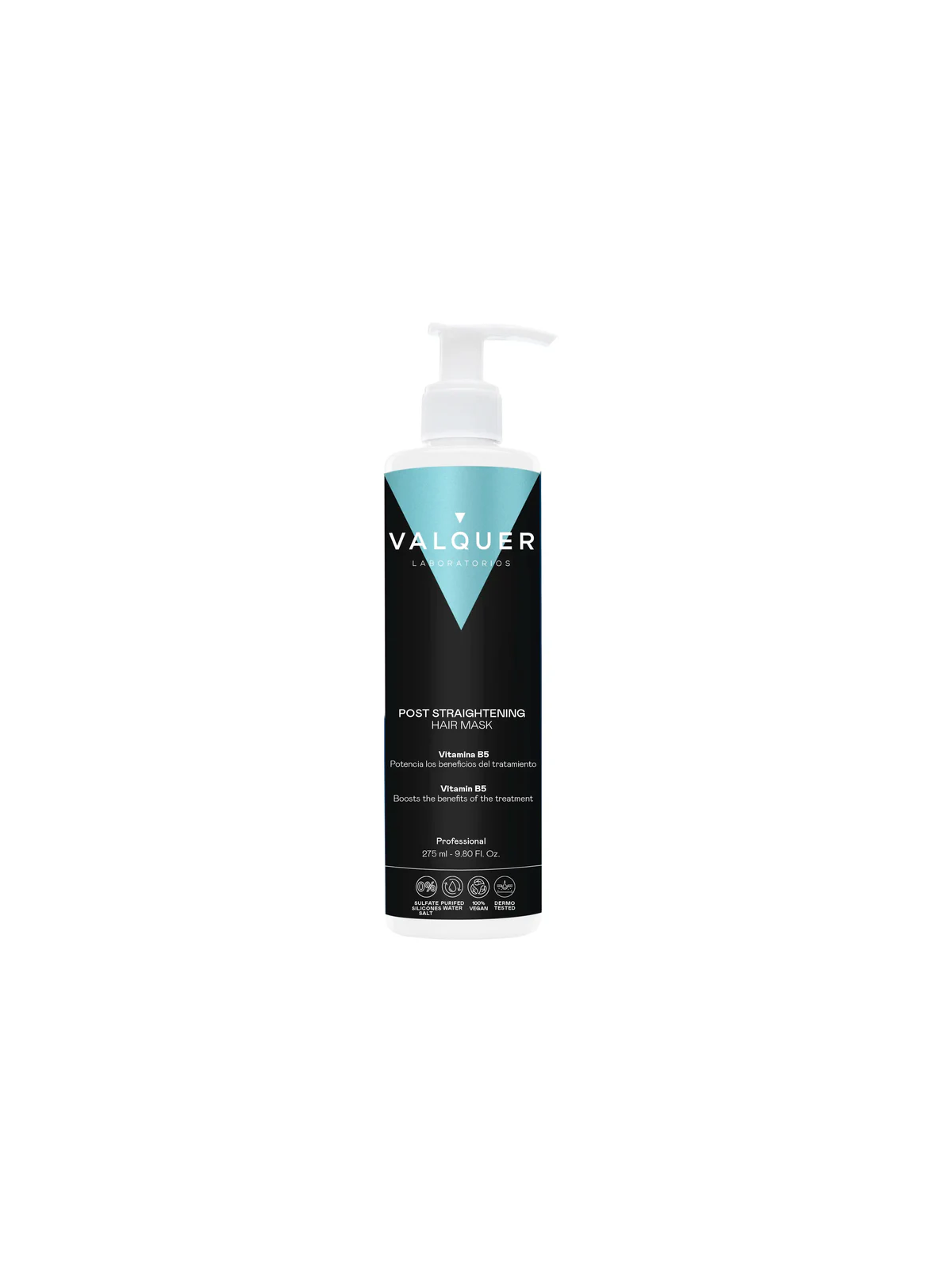 Valquer Laboratorios Tratamiento Capilar Mascara Post Alisado Valquer 275 ml Evita Encrespamiento y Repara Cabello Dañado