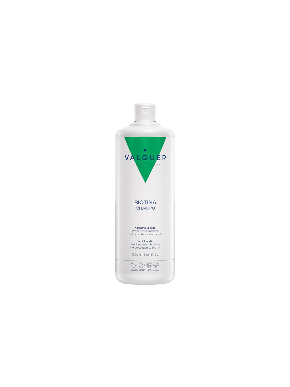 Valquer Laboratorios Champú Biotina 1 Litro Fortaleza Brillo Salud Protección Cabello