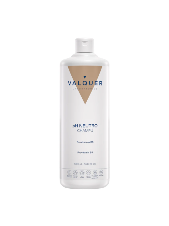 Valquer Laboratorios Champú Valquer Neutro 1000 Ml con Pro-vitamina B5 - Cabello Revitalizado