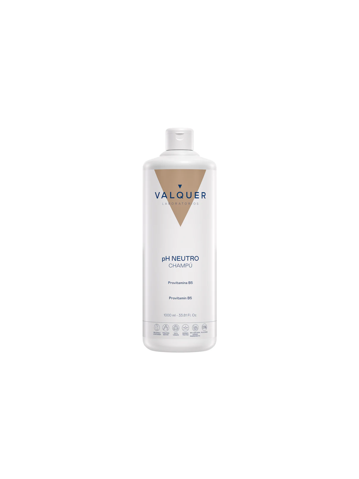 Valquer Laboratorios Champú Valquer Neutro 1000 Ml con Pro-vitamina B5 - Cabello Revitalizado
