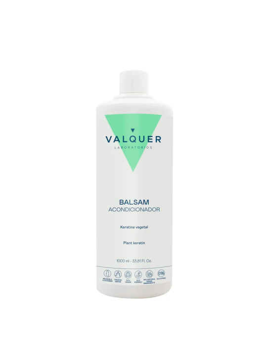 Valquer Laboratorios Bálsamo Capilar Valquer 1000 Ml - Revitaliza el Cabello - Protección y Reparación