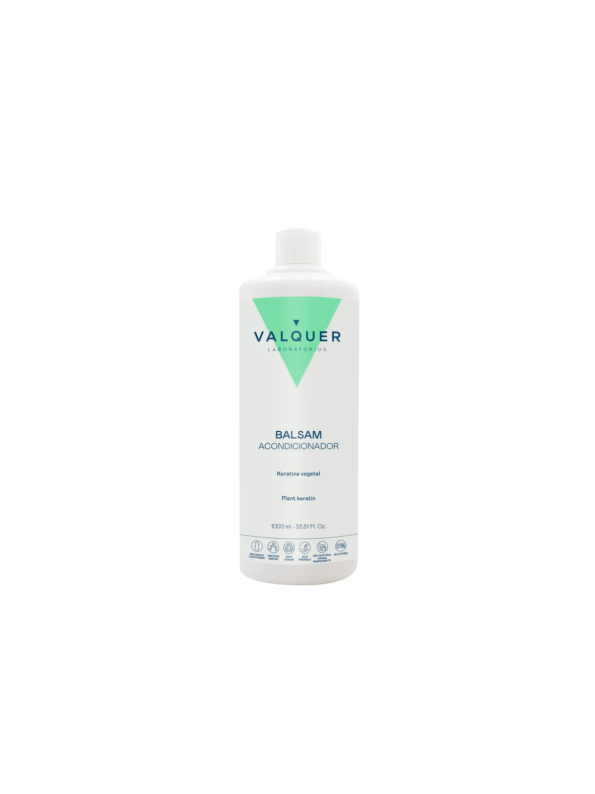 Valquer Laboratorios Bálsamo Capilar Valquer 1000 Ml - Revitaliza el Cabello - Protección y Reparación