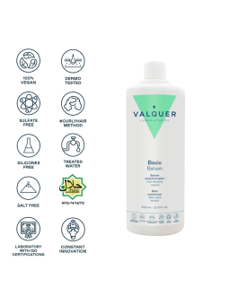 Valquer Laboratorios Bálsamo Capilar Valquer 1000 Ml - Revitaliza el Cabello - Protección y Reparación