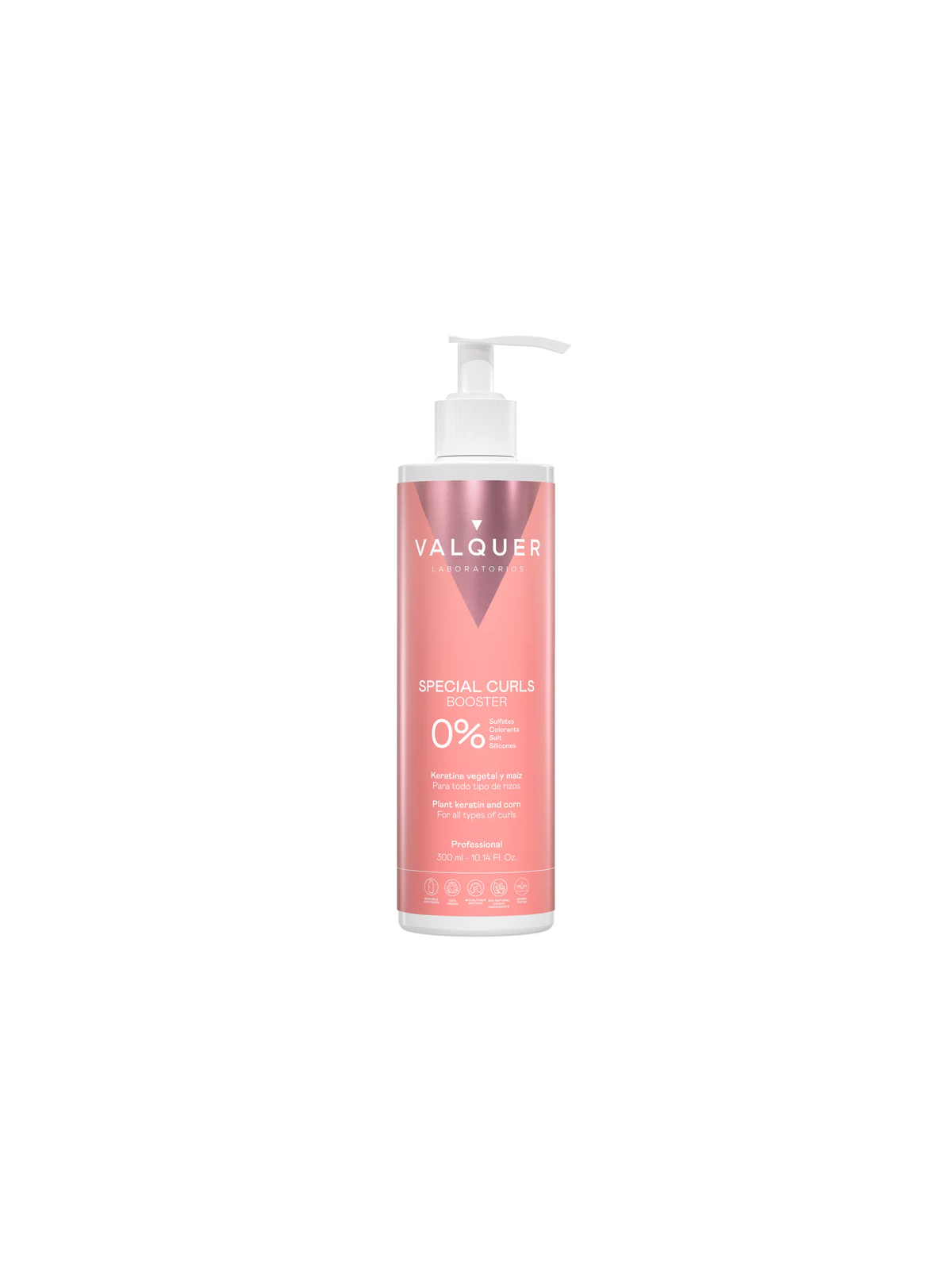 Valquer Laboratorios Activador de Rizos Gel Booster Método Curly 300ml Sin Sulfatos