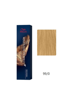 Tinte wella 99/0 koleston Perfect ME cobertura resistente rubio muy claro intenso