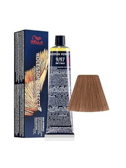 Tinte wella 9/97 koleston Perfect ME rubio muy claro ceniza marrón
