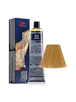 Tinte wella 9/3 koleston Perfect ME rubio muy claro dorado