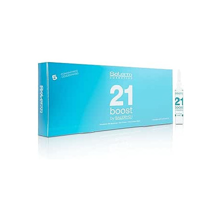 Ampollas 8 x 13ml Salerm Cosmetics Mascarilla Capilar Salerm 21 Boost | Reparación Intensa y Protección